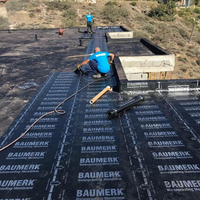 Membrana impermeabilizante bituminosa para techos de sótano, balcones de baño, terraza