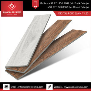 กระเบื้องพอร์ซเลนลายไม้สีเทาอ่อนอินเดีย คอร์สัน ขนาด 200x1200 มม. สำหรับห้องประชุมและโรงแรม - Product Image 4