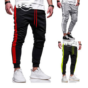 Pantalones de chándal informales de diseñador unisex para hombre, ropa deportiva personalizada para gimnasio, pantalones de entrenamiento de algodón ligero con bolsillos inclinados bordados - Product Image 2