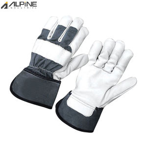 Gants de gréeur canadiens entièrement en cuir de paume Gants de travail industriels anti-impact pour l'application de travail de sécurité de transport de jardinage - Product Image 6