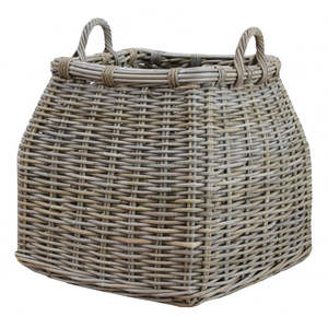 Oneup — ensemble de 3 paniers de rangement en bambou, nouveauté, fabrication de panier, benne de jardin et de décoration d'intérieur - Product Image 4