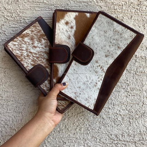 กระเป๋าสตางค์หนังวัวผู้หญิง,กระเป๋าสตางค์หนังไดอารี่หนัง - Product Image 5