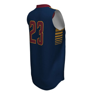 Ensemble de maillots de basket-ball imprimés Hip Hop OEM pour hommes, vêtements de sport d'extérieur, vêtements de gym, ensembles pour hommes, uniforme de basket-ball de haute qualité à séchage rapide - Product Image 4