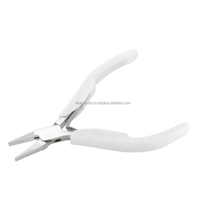 Pince à bijoux WALIYA en acier inoxydable à coupe coussin, avec poignée ergonomique personnalisée pour le nettoyage et le bricolage de bijoux - Product Image 1