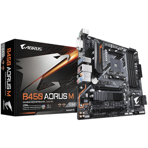 Placa base para juegos GIGABYTE B450 AORUS M usada con <span class=keywords><strong>AMD</strong></span> Ryzen 7 3700X 8 núcleos, procesador de escritorio desbloqueado de 16 hilos - Product Image 2