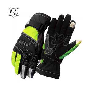 Gants de moto en cuir respirant pour hommes, pour course de vitesse, avec écran tactile, pour motocyclette - Product Image 4