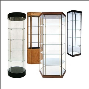 Vitrina Giratoria Hexagonal de Cristal para Exhibición de Joyas y Relojes - Product Image 4