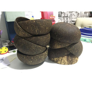 Tazón de cáscara de coco ecológico de la marca EUTECH al por mayor artesanía de Vietnam diseño de logotipo personalizado artesanía natural pulida para el hogar - Product Image 5