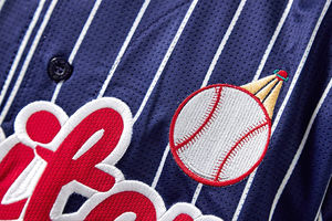 Vêtements de sport haut de gamme nouveau Design maillot de Baseball à rayures et ensemble de pantalons respirant haute qualité Sublimation broderie imprimé techniques - Product Image 6