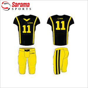 Uniforme de fútbol americano Nuevo estilo Camisetas de fútbol americano para jóvenes Poliéster de secado rápido personalizado, - Product Image 2