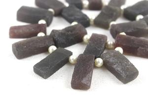 Top Grade 21 Pieces Natural Spectolite Gemstone Rectangle Shape Untreated Making Jewelry Side Drill Rough Wholesale - Product Image 3