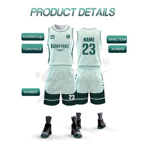 ชุดเครื่องแบบบาสเก็ตบอลของผู้ชาย,ชุดเครื่องแบบบาสเก็ตบอลที่หรูหราแห้งเร็วสวมใส่สบายพิมพ์ลายได้ตามต้องการ - Product Image 5