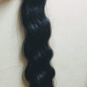 Volume en vrac d'extensions de cheveux humains indiens purs de 100% vrais pour des regards élégants - Product Image 1