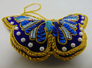 Adornos navideños de mariposas colgantes - Product Image 4