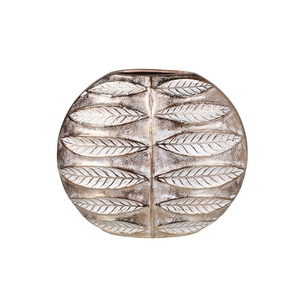 Exportador indio de florero de Metal, soporte de flores hecho a mano de calidad Superior, maceta de Metal de lujo de Color personalizado - Product Image 3