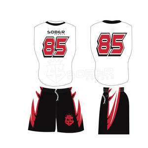 Profesional personalizado sublimación impresa 100% poliéster 7v7 uniformes de fútbol conjunto de ropa deportiva con servicio OEM y nombre de equipo personalizado - Product Image 2