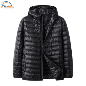 Chaqueta acolchada ligera resistente al agua para hombre, chaqueta negra de invierno de gran tamaño 5XL 6XL 7XL 8XL para chaqueta de invierno - Product Image 2