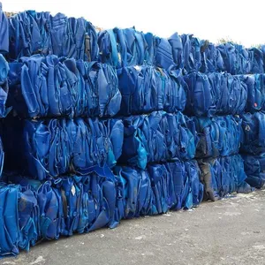 Quality HDPE blue drum baled scrap/HDPE blue drum In Bales