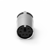 Connecteur d'alimentation Mini Din 6 broches mâle/femelle moulé avec câble (anti-EMI) 2A 12V -20~85