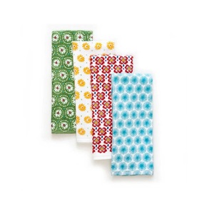 Toalla de Cocina de Algodón 100% Orgánico con Certificación GOTS, Diseño Floral y de Animales, Antiadherente, de Secado Rápido, Colorida, para Adultos - Product Image 1