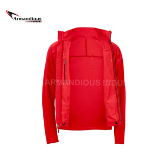 Men's Custom Made <b>Soft</b> <b>Shell</b> Windbreaker <b>Jacket</b> Outdoor Apparel with <b>Hooded</b> Collar for Winter New Design OEM Service Available - Product Image 4