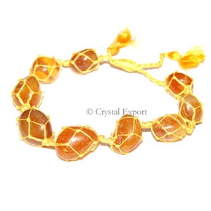 ซื้อออนไลน์สีเหลืองนิลสร้อยข้อมือ Netted: สร้อยข้อมือโอนิกซ์สีเหลืองสำหรับขาย - Product Image 1