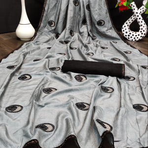 ชุดงานปาร์ตี้ที่สวยงามมากสวมชุดซารี่ด้วยเสื้อผู้หญิงอินเดียสวมชุดส่าหรีราคาถูกราคาขายส่ง - Product Image 2