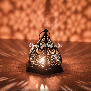 Vintage Decor <b>Lamp</b> | Moroccan <b>Lantern</b> Design Spectacular Play of Light <b>Table</b> <b>Lamp</b> - Product Image 1