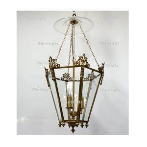 Lanterne suspendue artisanale en métal et verre, impression en relief, forme et taille personnalisées, qualité supérieure, décoration de la maison, mariage - Product Image 6