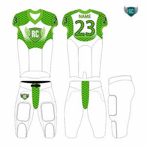 Best Quality Men's American <b>Football</b> Uniform <b>White</b> Stitched Jersey Sportswear XL Size Anti Sublimation Technique High Tops Sets - Product Image 4