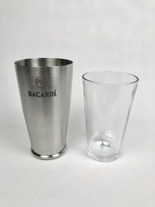 Blue Insulated Cocktail Shaker Set with Geometric Pattern and Stainless Steel Jigger for Beverage Mixing - Product Image 2