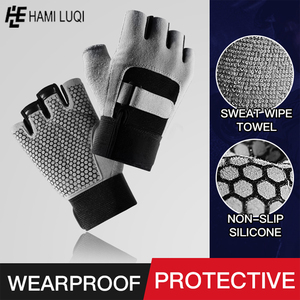 Gants de Fitness demi-doigt antidérapants pour le poignet, gants de gymnastique, gants d'haltérophilie, vente en gros, Offre Spéciale - Product Image 6