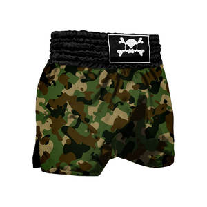 Sublimación personalizada Muay Thai MMA Compresión Fight Shorts para hombres Pakistán Hecho Poliéster/Algodón Deesha Marca Ropa deportiva para - Product Image 2