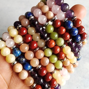 Rollex-pulsera de plástico con abalorios de circonia cúbica para mujer, brazalete con abalorios de zirconia cúbica, zirconia, circonita, zirconita, zirconita, elástica, gruesa, estilo hippie - Product Image 5