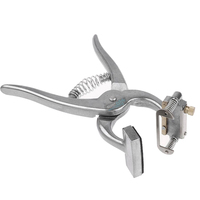 Kit de pinces à tatouer pour petits animaux en aluminium, technologie chirurgicale à bord arrondi, modèle Best-503, réutilisable, durable, pour chèvres, chiffres 0-9 et lettres A-Z