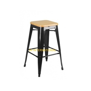 Tabouret en forme le plus vendu pour tabourets de couloir et de salon Tabourets de couloir et de restaurants de bar à finition lisse multicolore - Product Image 2