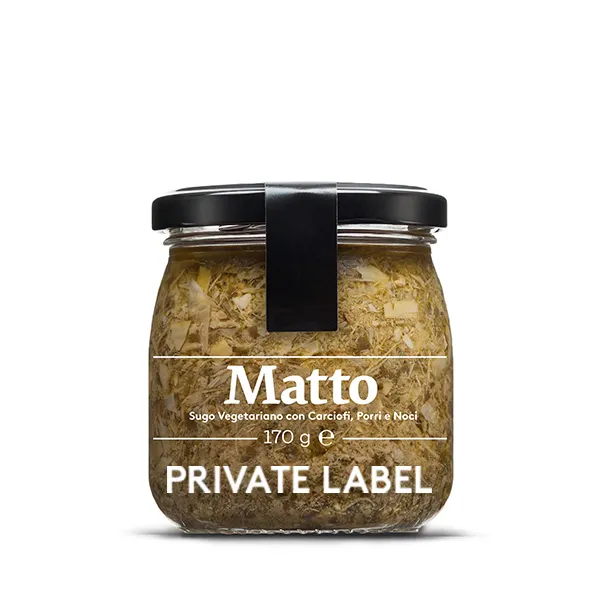 العلامة التجارية الخاصة OEM Matto صوص نباتي مع الخرشوف ، الراس والجوز للبيع بالتجزئة
