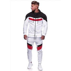 Custom Logo Athletic Tracksuits Men's Fitness Wear Stylish Zipper Hoodie And Joggers Pants - Product Image 2