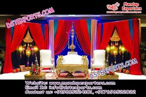 Lampes marocaines en fibre blanche de style luxe moderne pour la décoration de mariage et de passerelle - Product Image 6