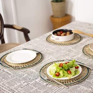 Wholesales High Quality Natural Round <b>Seagrass</b> <b>Placemats</b> Wicker Woven for Dining Table From Vietnam - Product Image 2