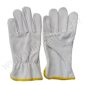 Winter fleece lined Grain Deerskin Leather Cold resistant Work <b>Driver</b> <b>glove</b> - Product Image 2