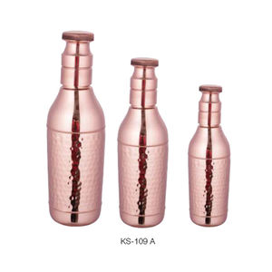 <b>METAL</b> <b>WATER</b> <b>BOTTLE</b> COPPER / DRINKING <b>BOTTLE</b> / CUSTOM <b>WATER</b> <b>BOTTLE</b> <b>METAL</b> KITCHNEN ACCESSORIES CUSTOMISED LOGO - Product Image 1