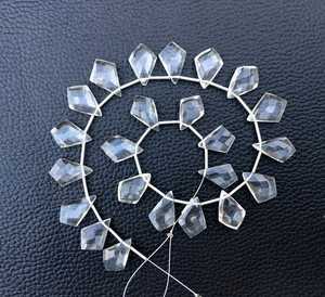 เครื่องประดับทำจากลูกปัดคริสตัลไม่มีสีรูปแฟนซีอัญมณีควอตซ์ธรรมชาติ23ชิ้น - Product Image 6