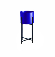 Pot de fleurs en céramique de style simple, cylindrique carré, pot de fleurs de jardin pas cher, pots de plantes, pots de bonsaï, maceta Yixing, vert violet, image