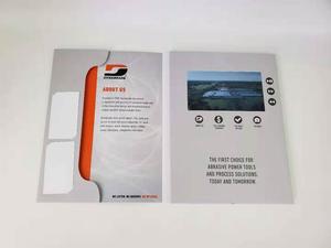 File Pocket 2.4 2.8 4.3 5 7 910インチLCD Screen HD Display Video Player Greeting InvitationカードBusiness Catalogビデオフライヤー