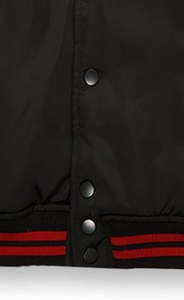 Custom Made Thiết Kế Mới 2020 Bán Buôn Chất Lượng Cao Stain Nylon Shiny Men Varsity Áo Khoác - Product Image 5