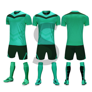Uniforme de fútbol juvenil para adultos, camiseta de manga corta y pantalones cortos, uniformes de equipo de fútbol baratos - Product Image 6