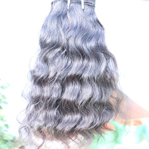 Extensiones de cabello humano Remy 100% sin procesar, precio al por mayor, cutícula virgen suave alineada, pelos ondulados de templo, suavidad de las manos - Product Image 6