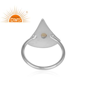 Natural Ethiopian <b>Opal</b> Gemstone <b>Ring</b> Jewelry Texture 925 Sterling Fine <b>Silver</b> <b>Ring</b> Jewelry Manufacturer - Product Image 3