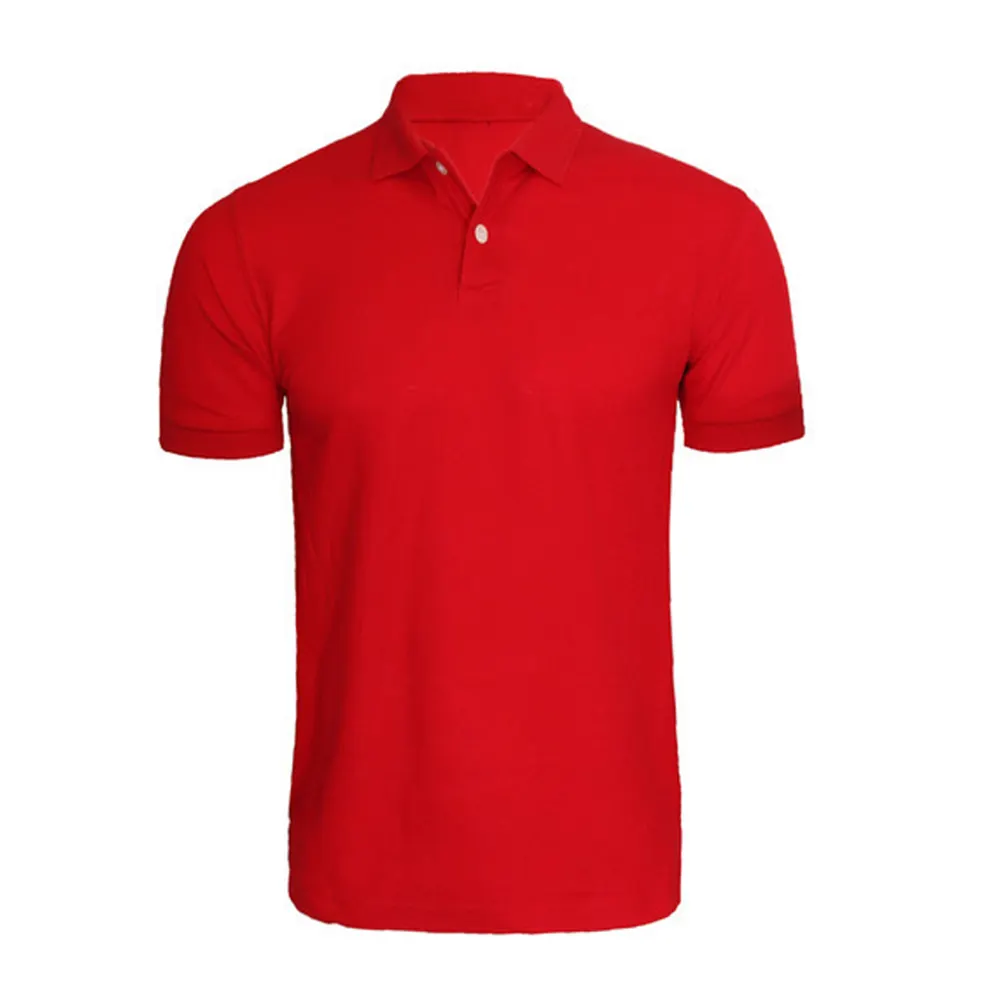 100% निर्यात गुणवत्ता कम लागत धो सकते हैं लघु आस्तीन लाल रंग पुरुषों की पोलो शर्ट थोक मूल्य से बांग्लादेश